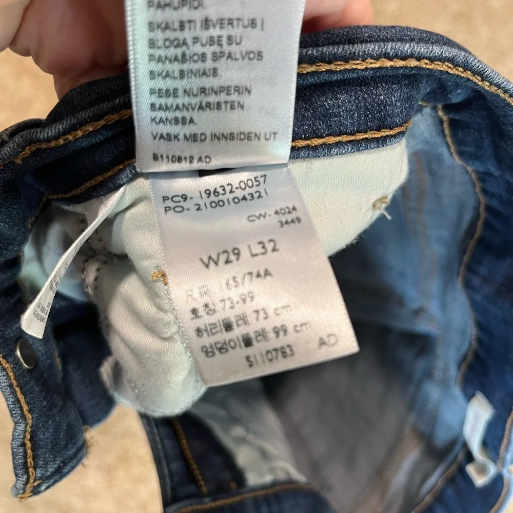 Levi's Women's Boot Cut Jeans in Deep Blue - Picture 3 of 4